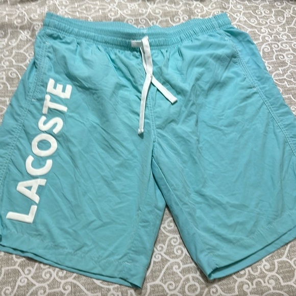 mens new lacoste swim trunks shorts sz xl - Picture 1 of 3